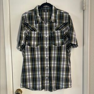 Oakley Men’s Button Down Plaid Shirt
